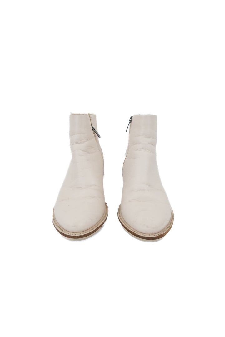 ecco cream bootie (38; retail $200)