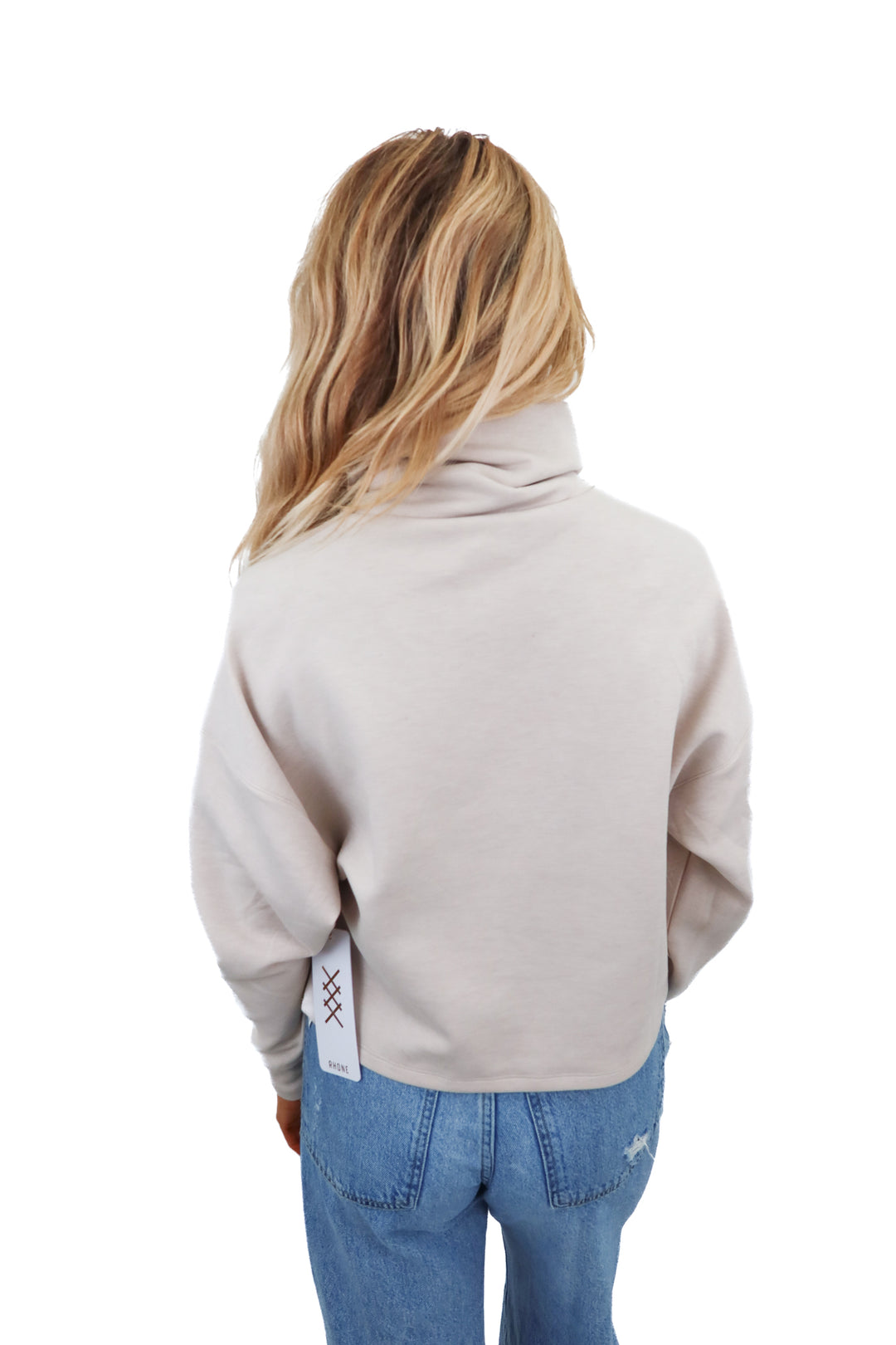 Rhone cream turtleneck sweatshirt NWT  (XS)