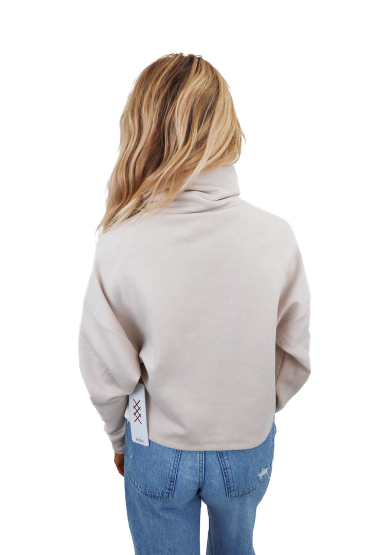 Rhone cream turtleneck sweatshirt NWT  (XS)