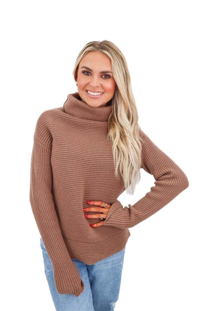 Babaton brown sweater (S)