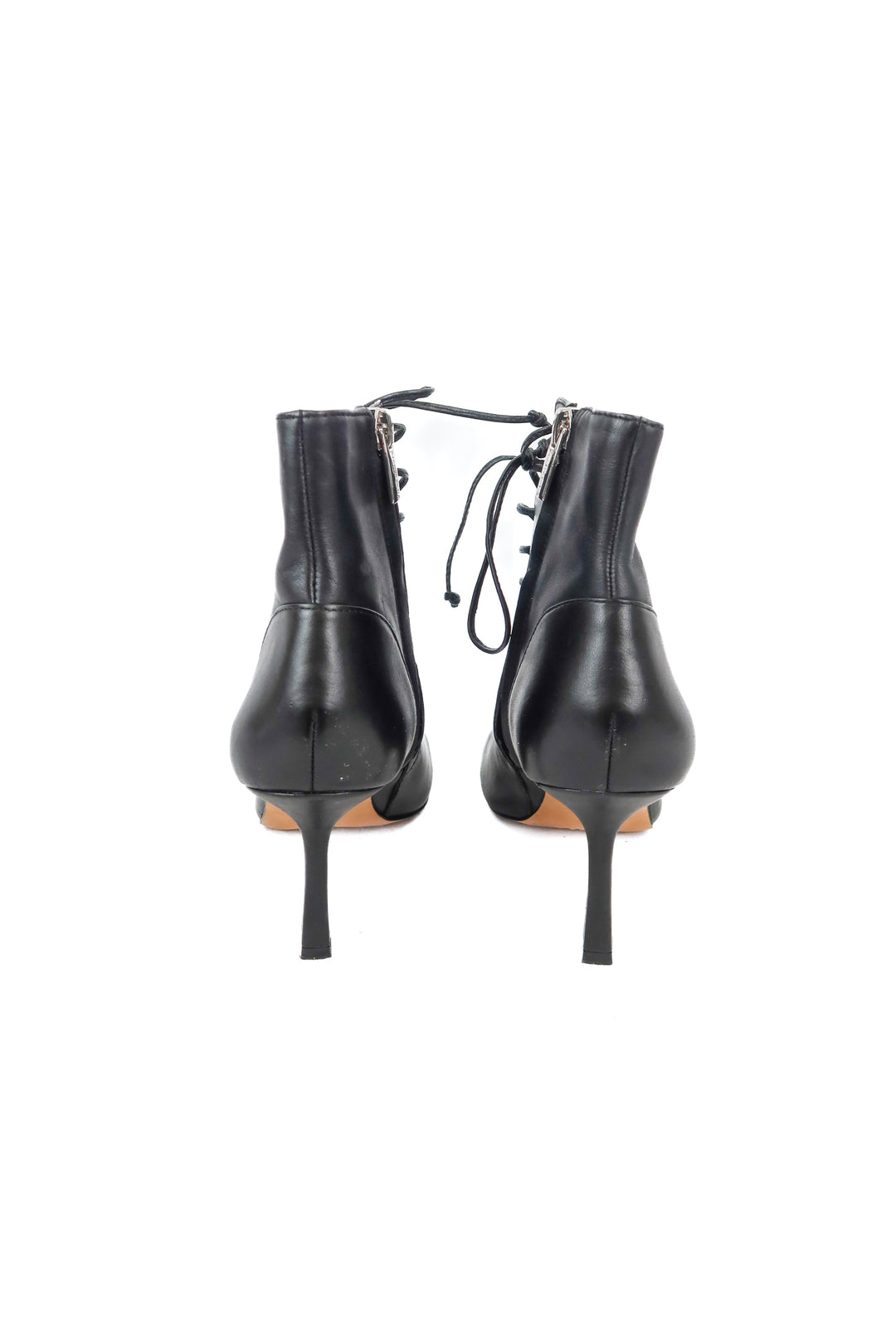 Vinco Camuto black lace up heels (7.5)