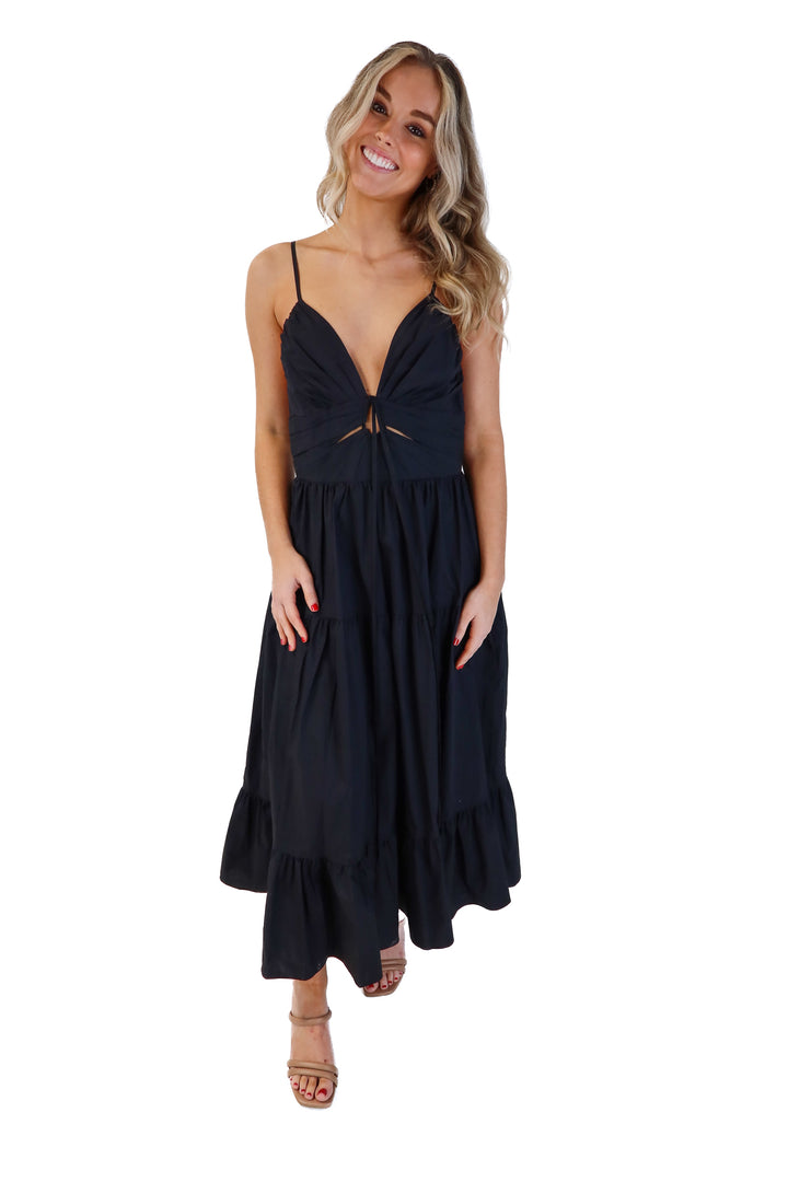ULLA Johnson black maxi dress (s; retail $520)