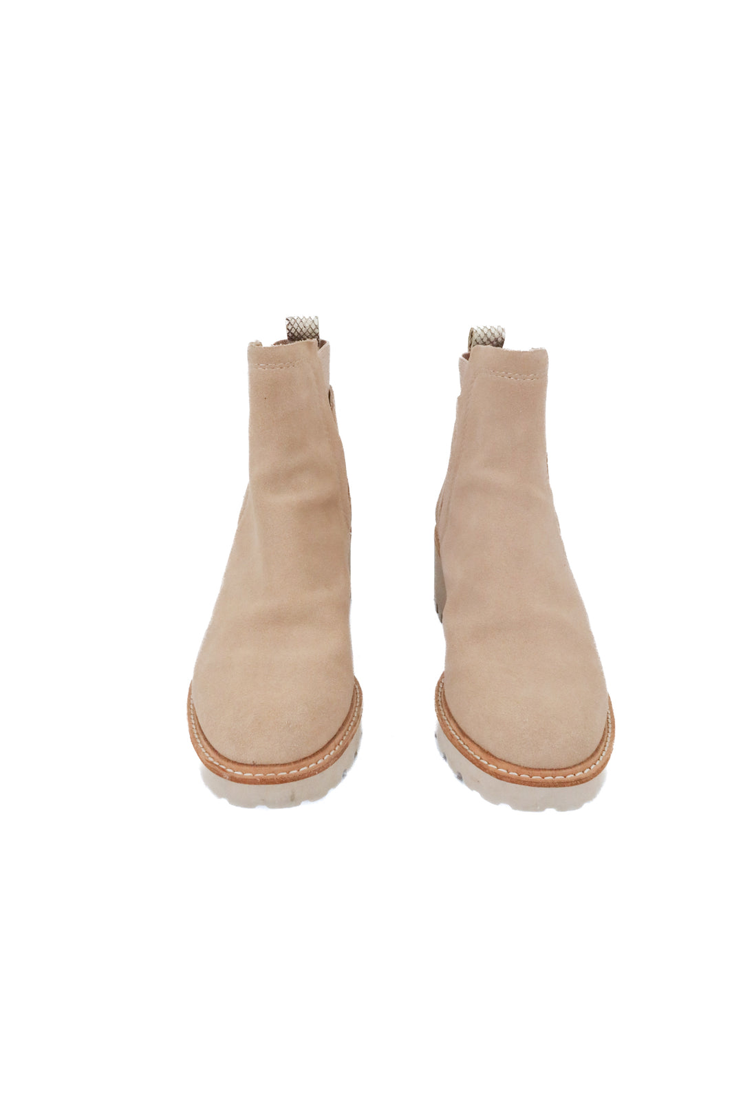 dolce vita cream studded booties (7.5; retail $185)