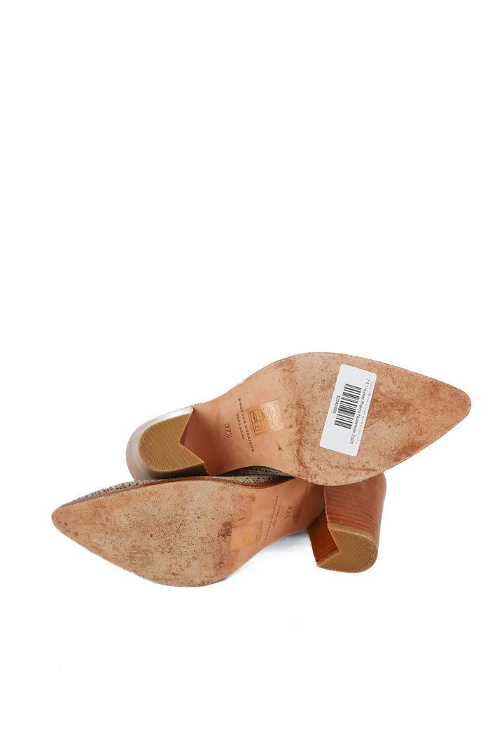Sigerson Morrison brown suede booties (37.5)