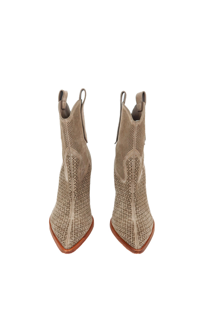 Sigerson Morrison brown suede booties (37.5)