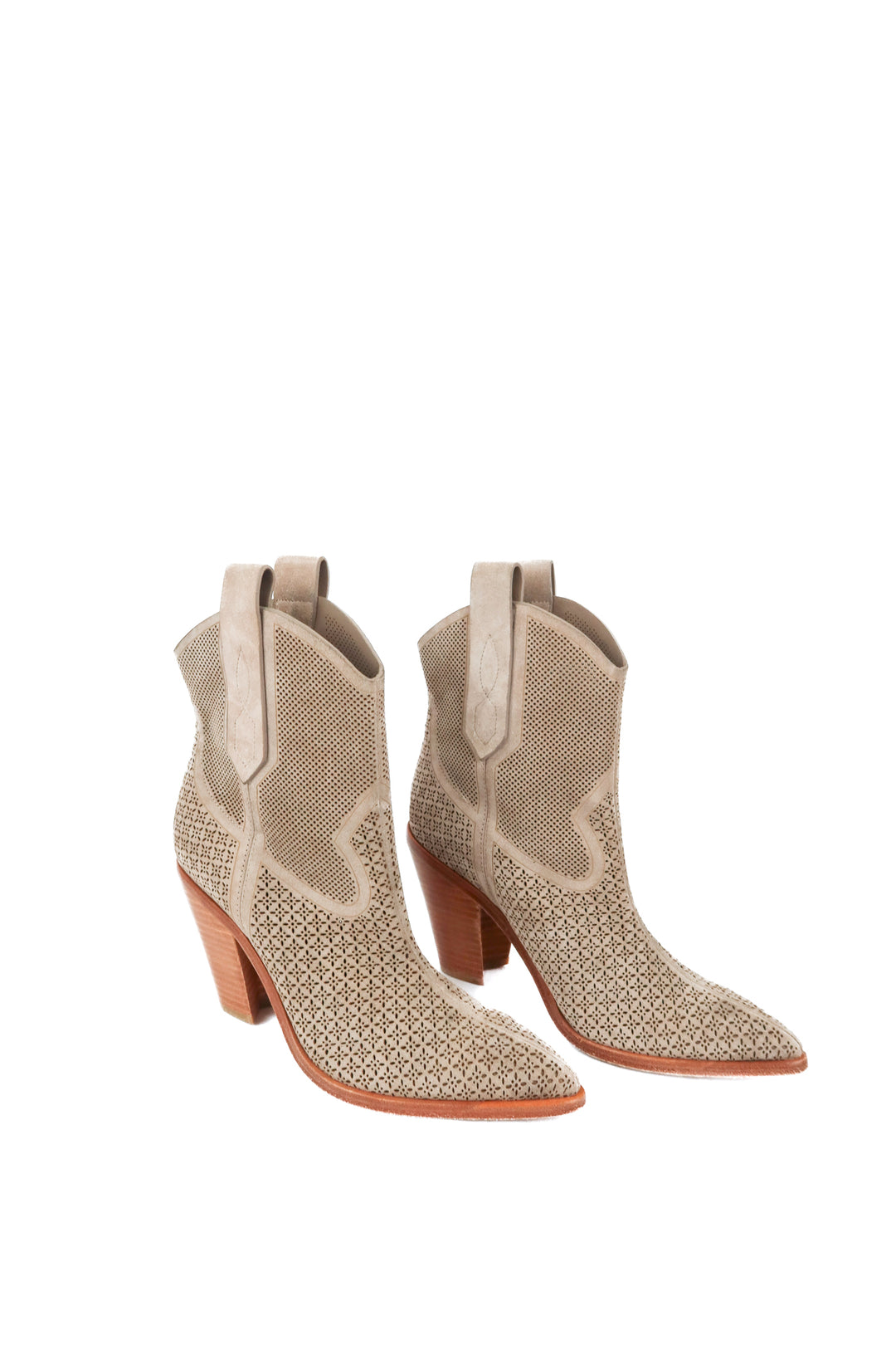 Sigerson Morrison brown suede booties (37.5)