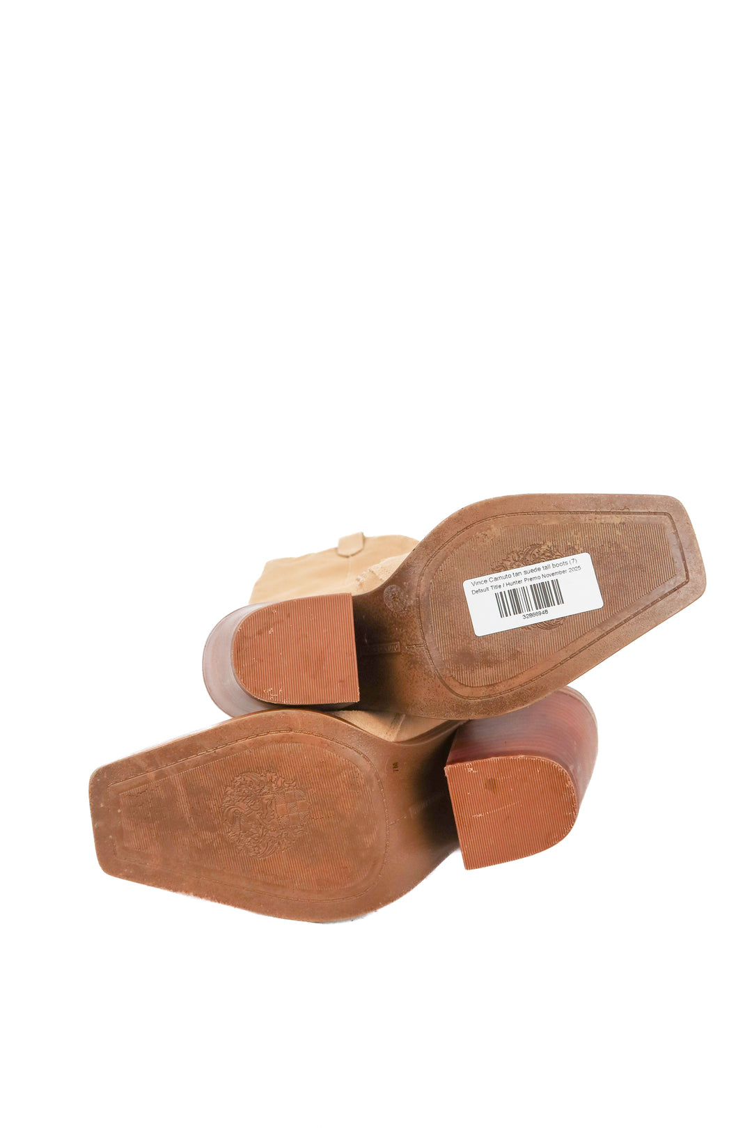 Vince Camuto tan suede tall boots (7; retail $240)