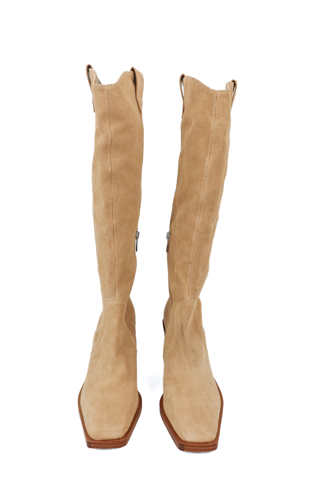 Vince Camuto tan suede tall boots (7; retail $240)