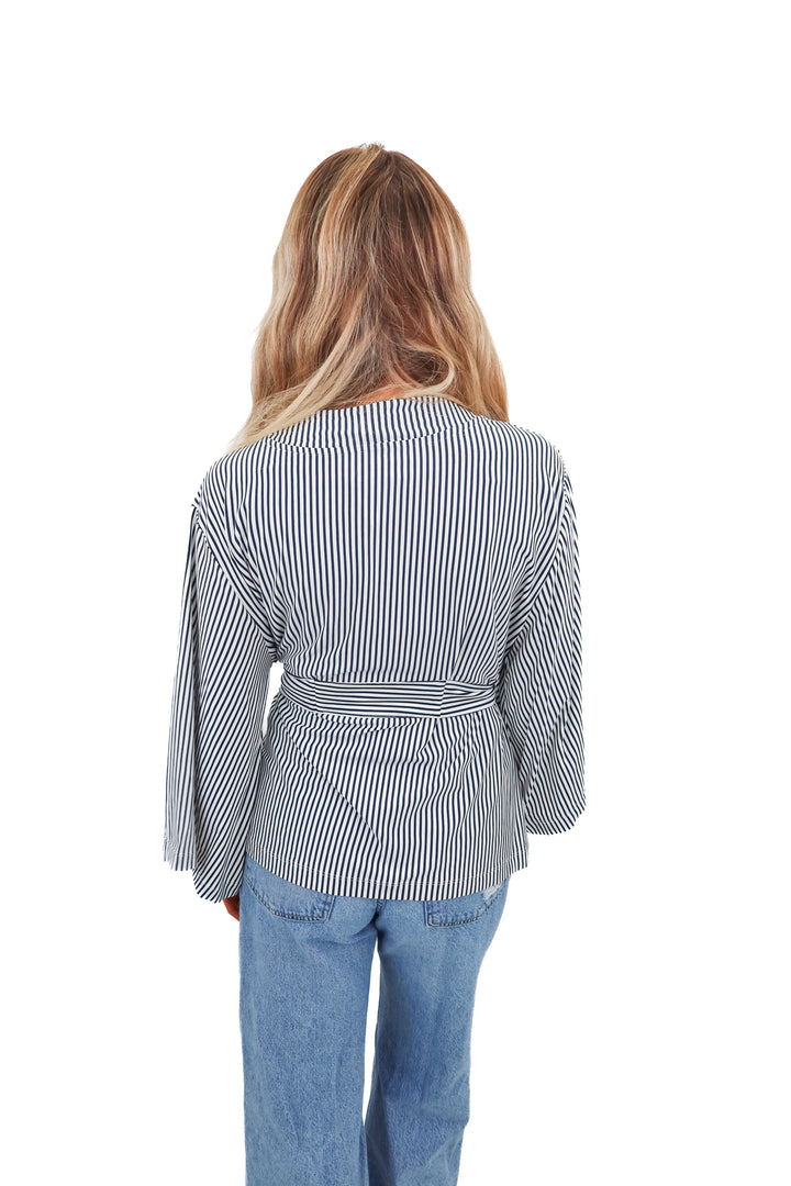 Lake striped jersey top (XS)