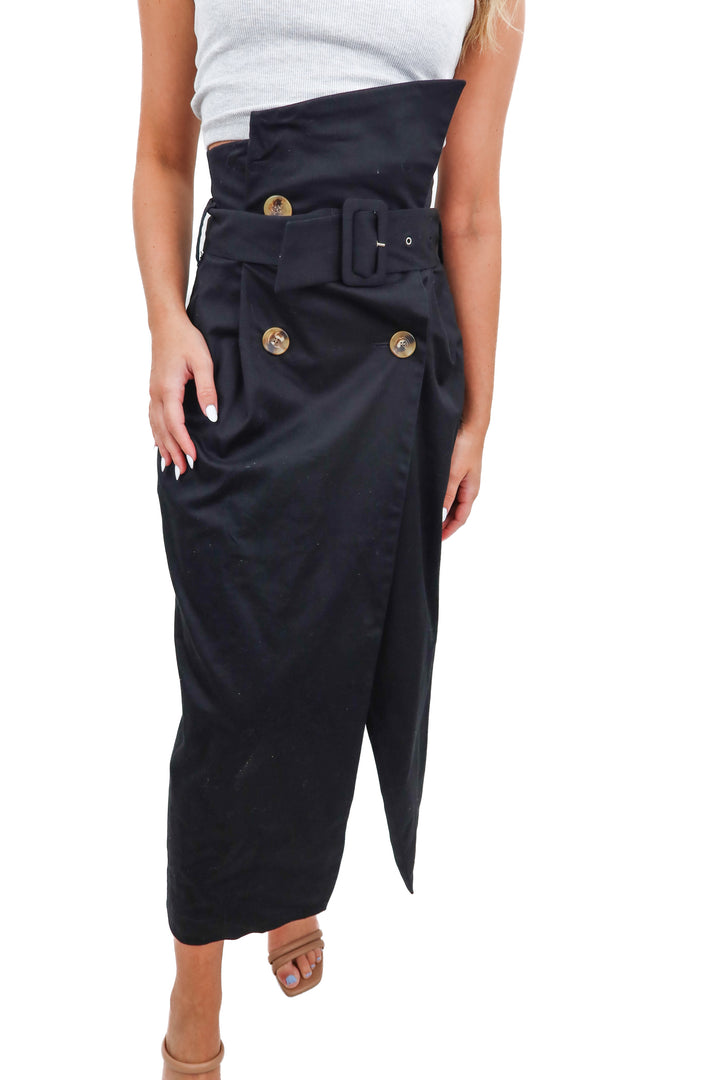 enfants riches deprimes black pencil skirt (XS; retail $2,368)