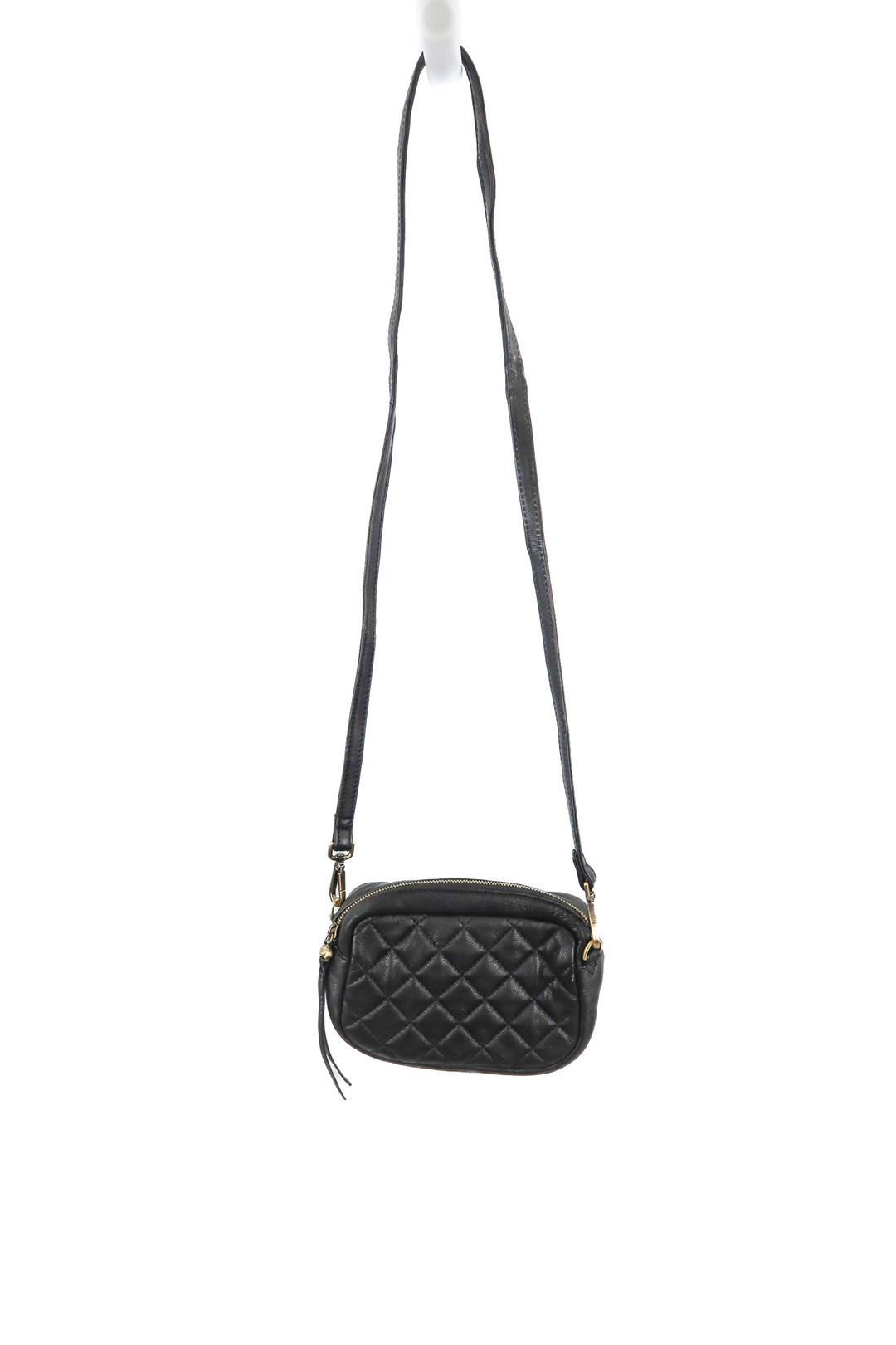Hobo black leather crossbody (retail $158)