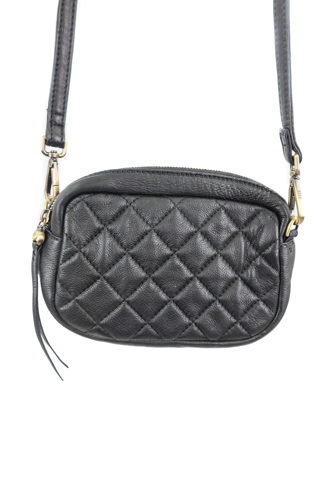 Hobo black leather crossbody (retail $158)