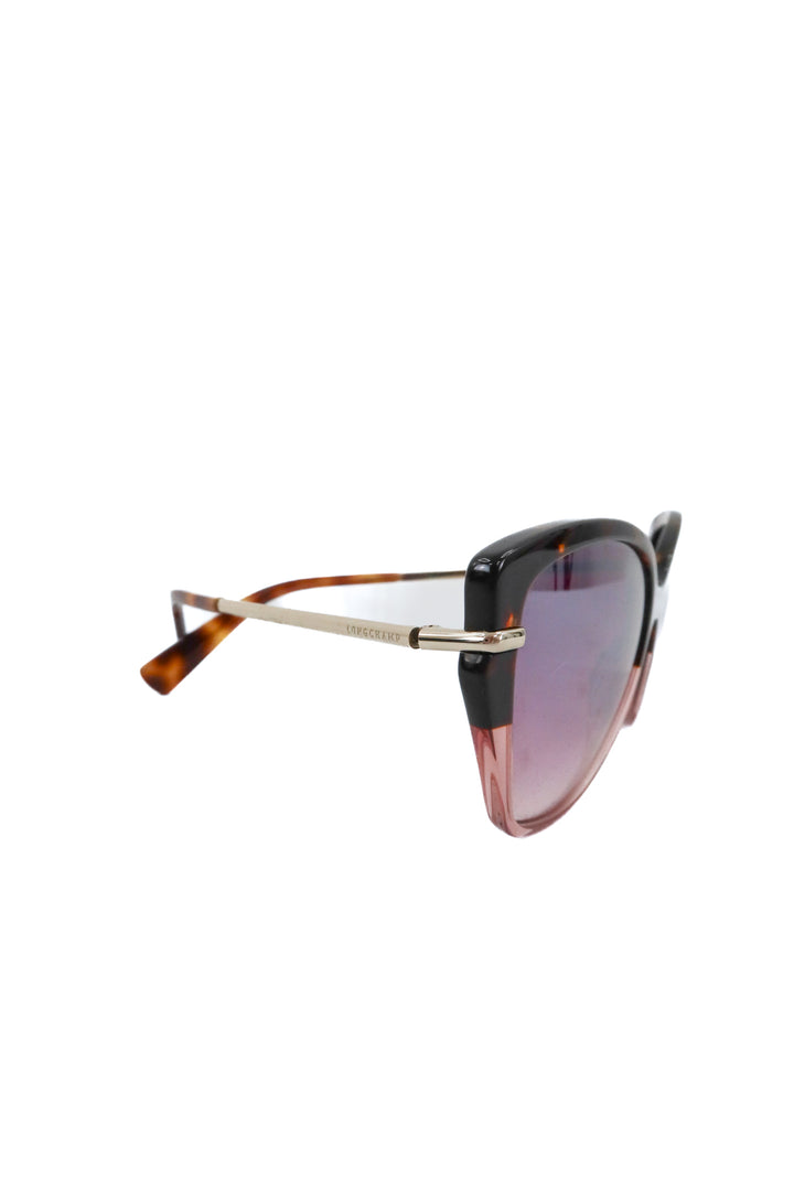 longchamp tortoise/pink sunglasses (retail $175)