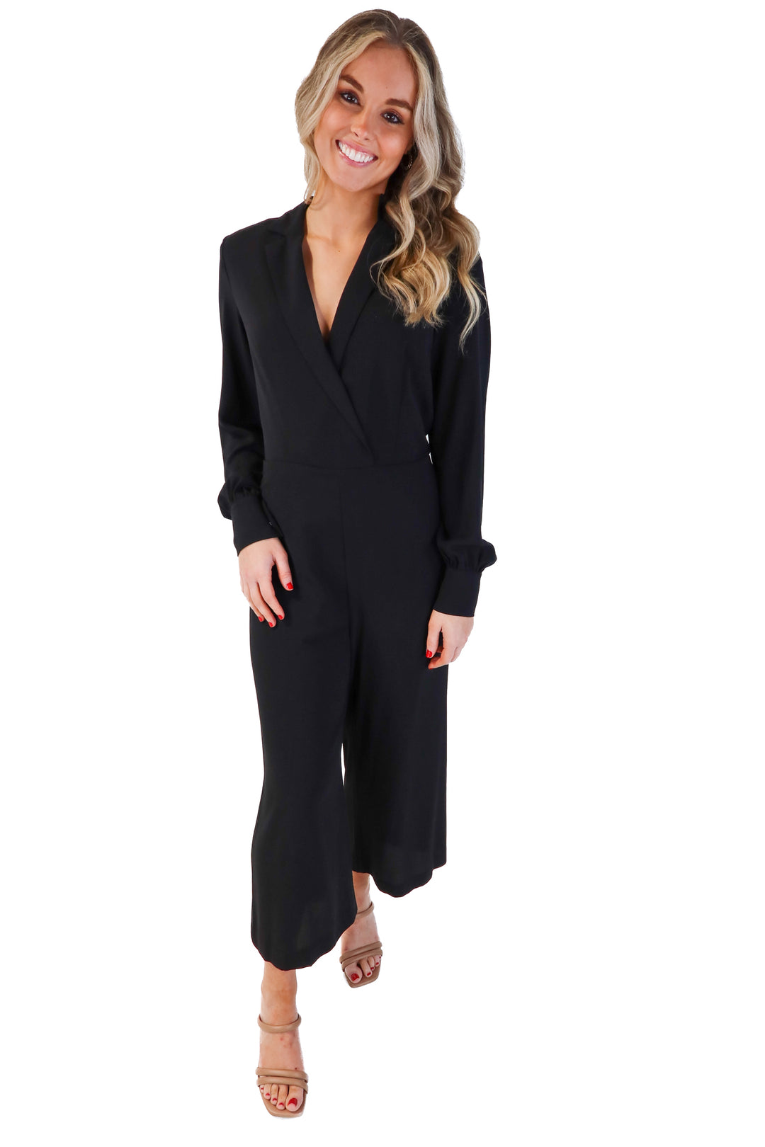 H&M black blazer style jumpsuit (6)
