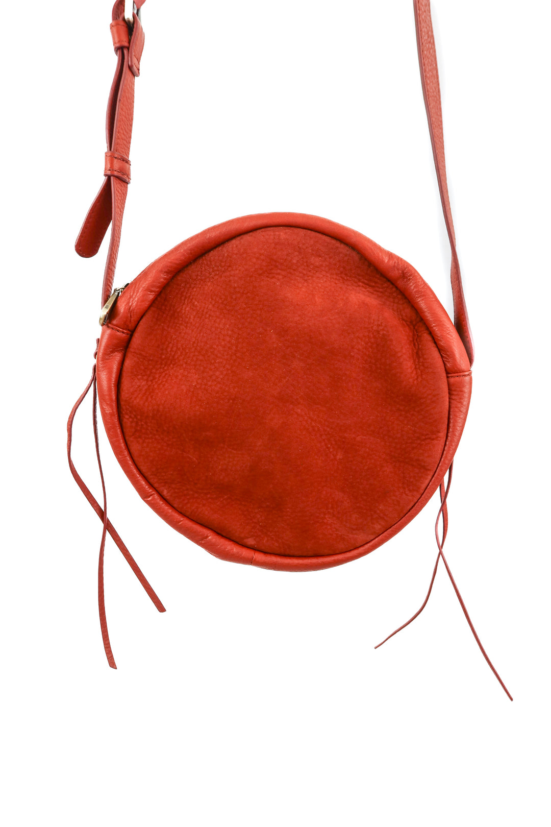 Hobo brown leather round crossbody NWT (retail $298)