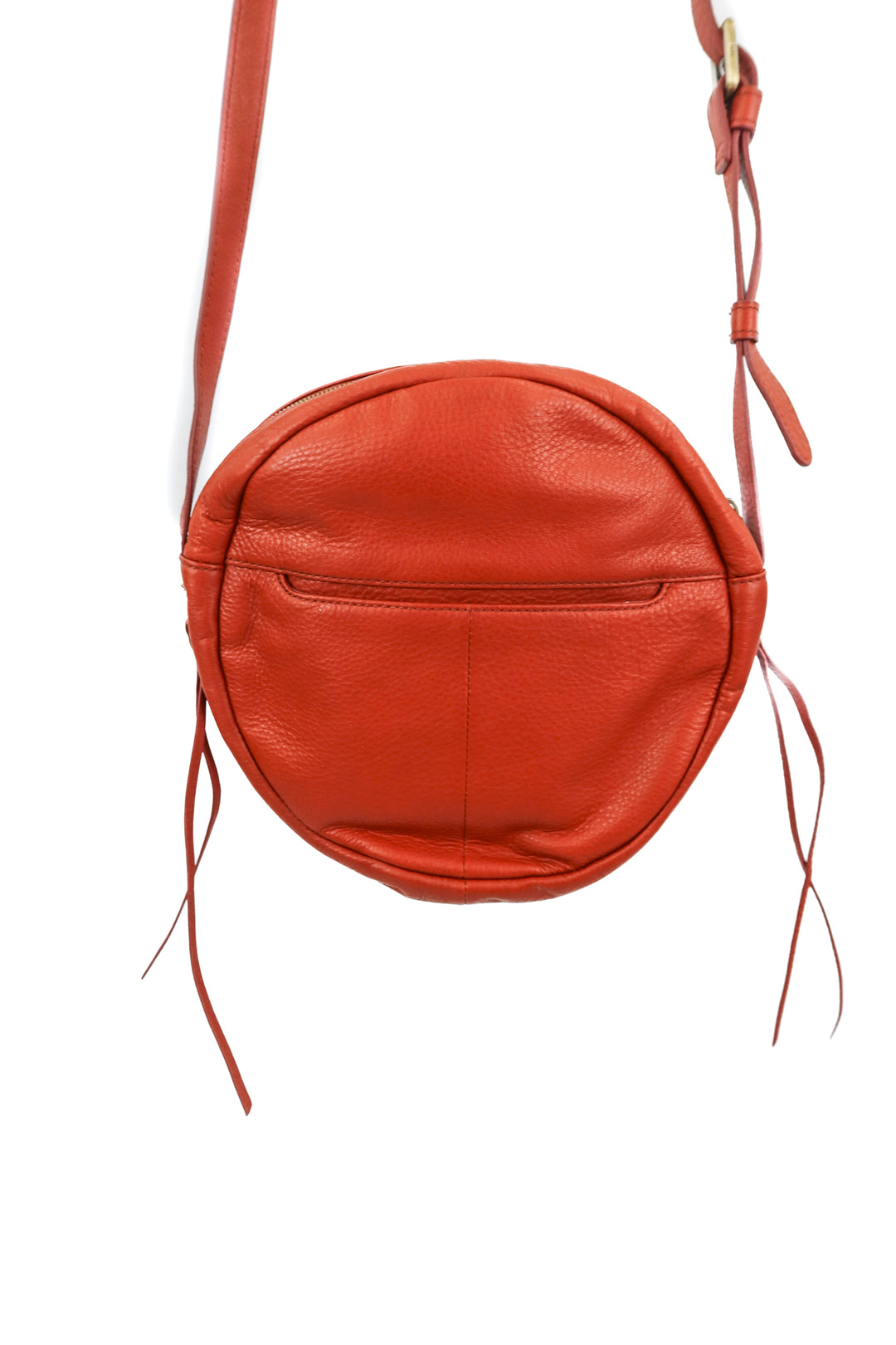 Hobo brown leather round crossbody NWT (retail $298)
