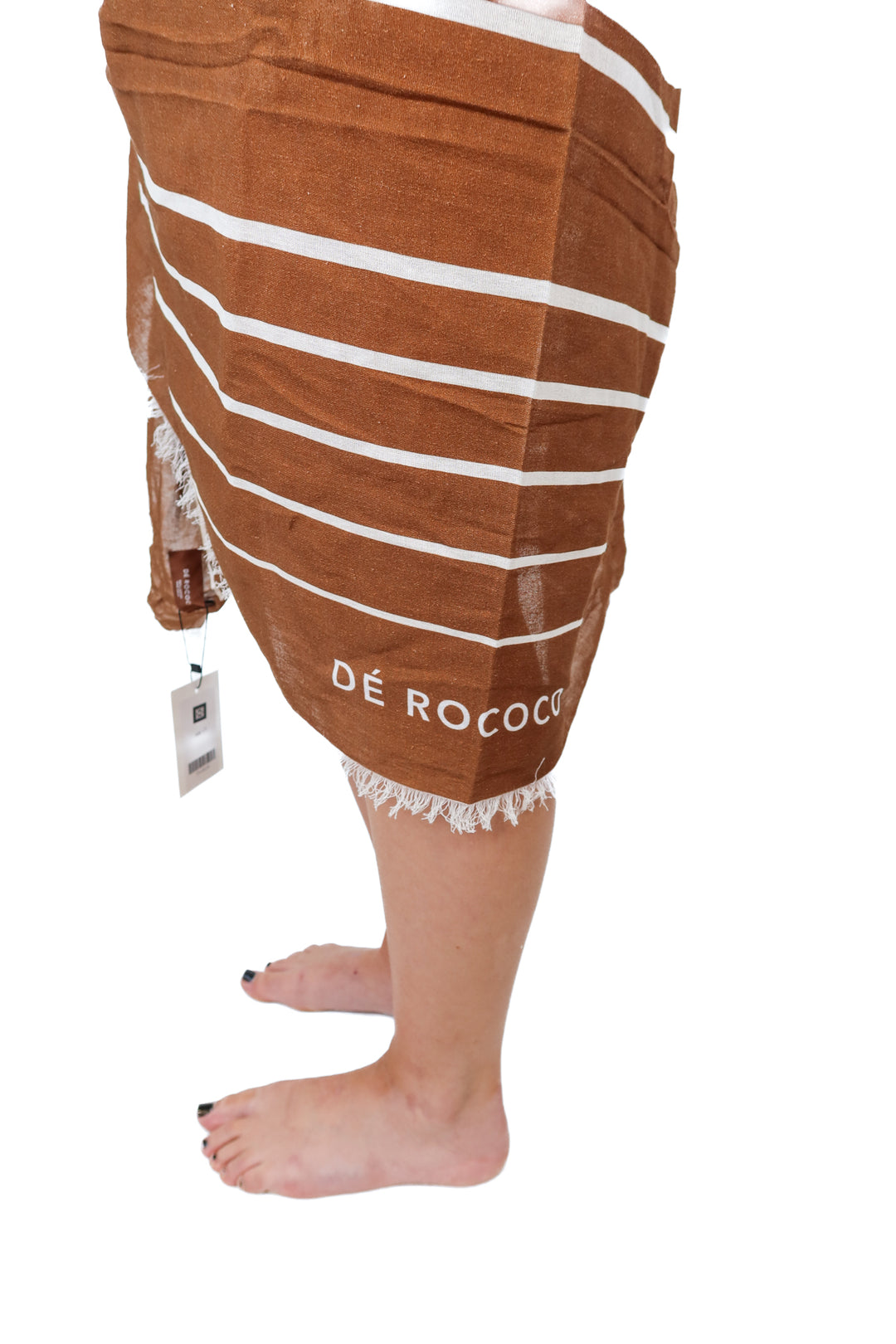 De rococo knitwear brown wrap NWT