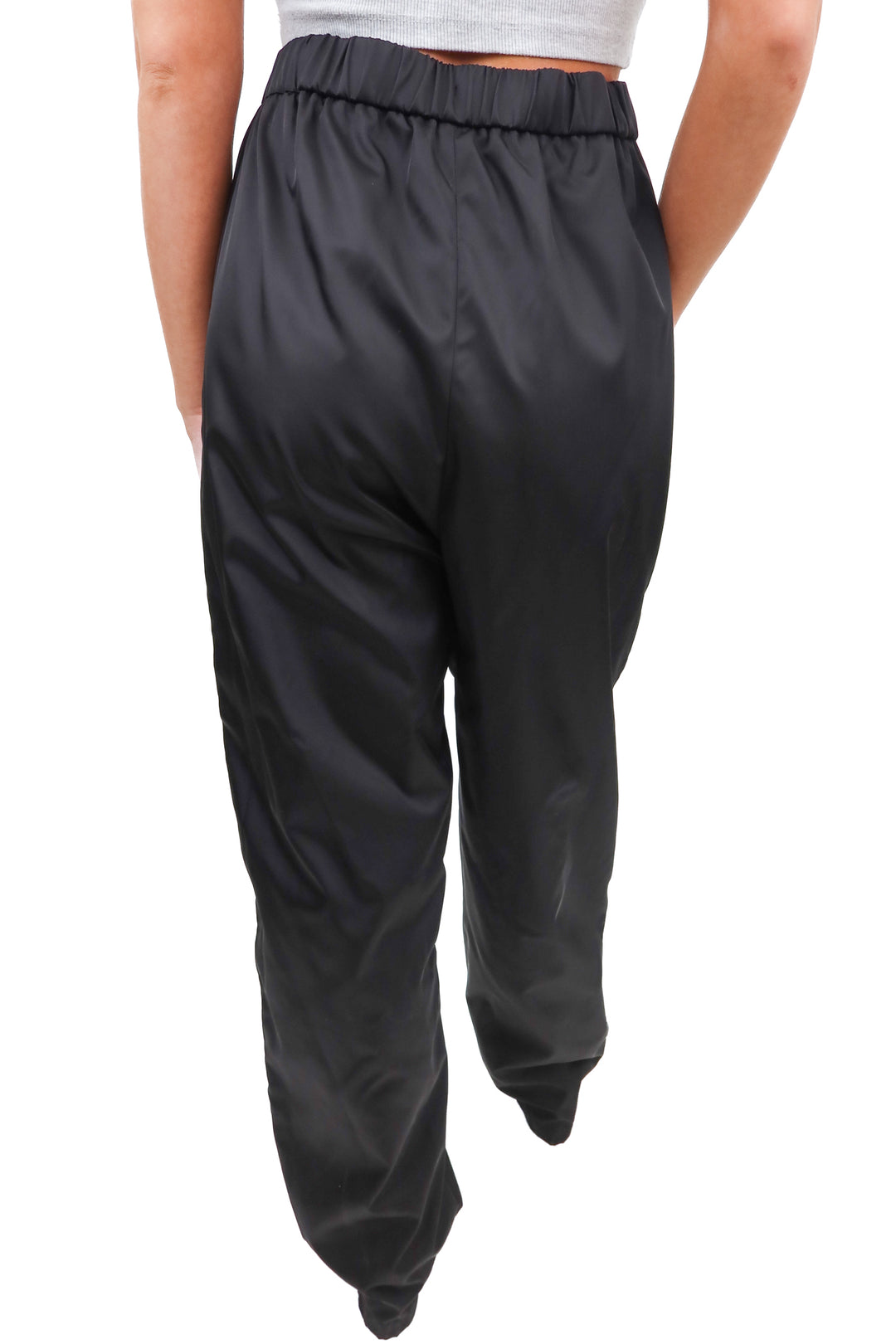 Prada technical nylon black pants (S; retail $1,550)