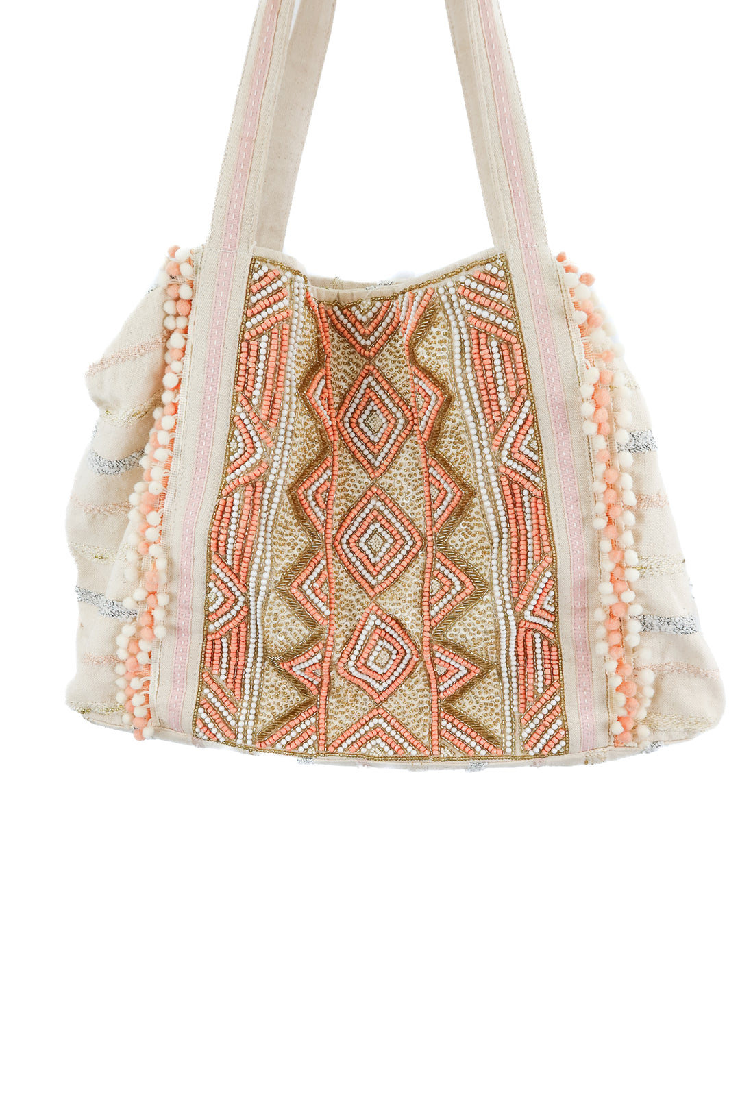 America & Beyond beaded bag