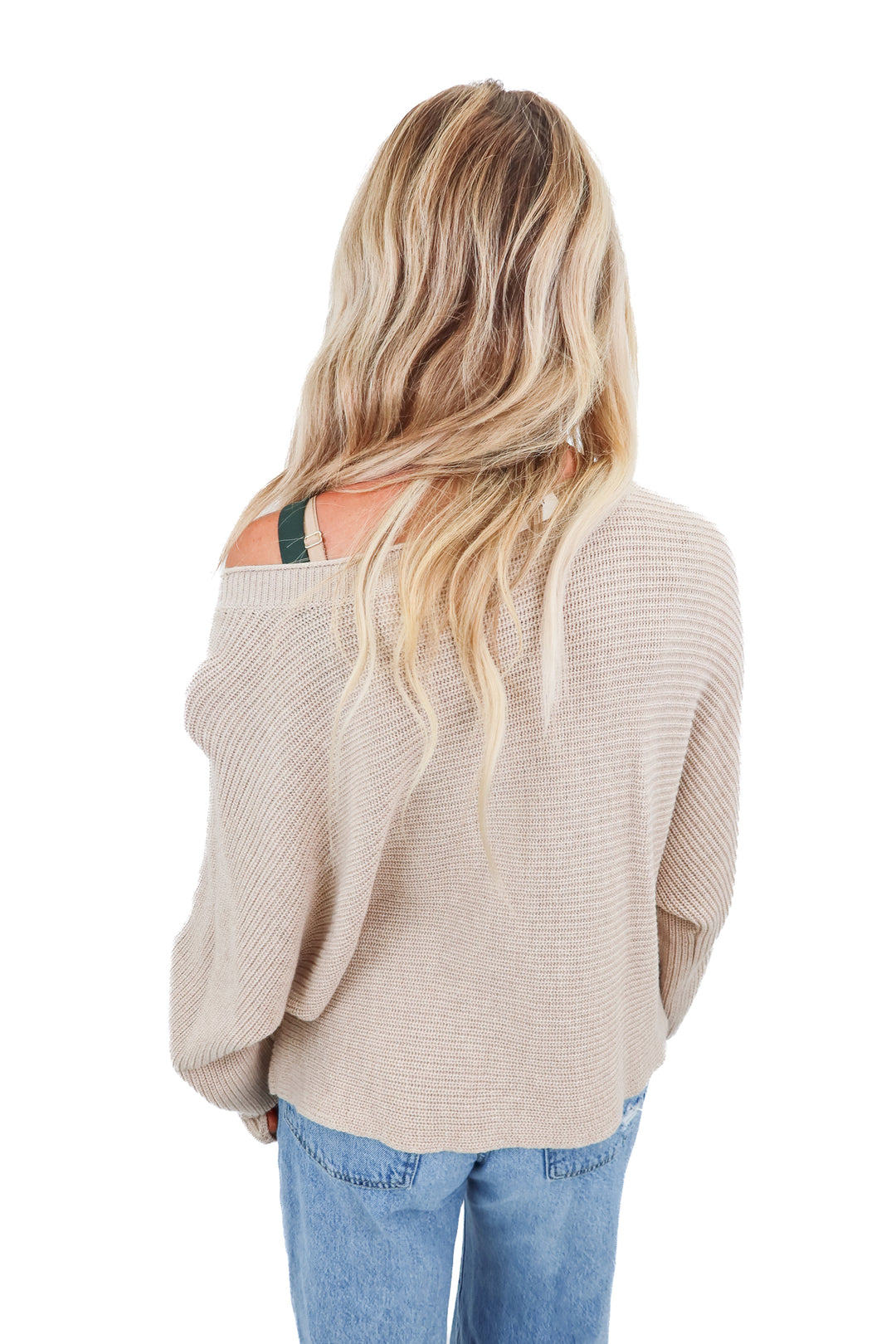 Le Ore cream knit sweater (M)