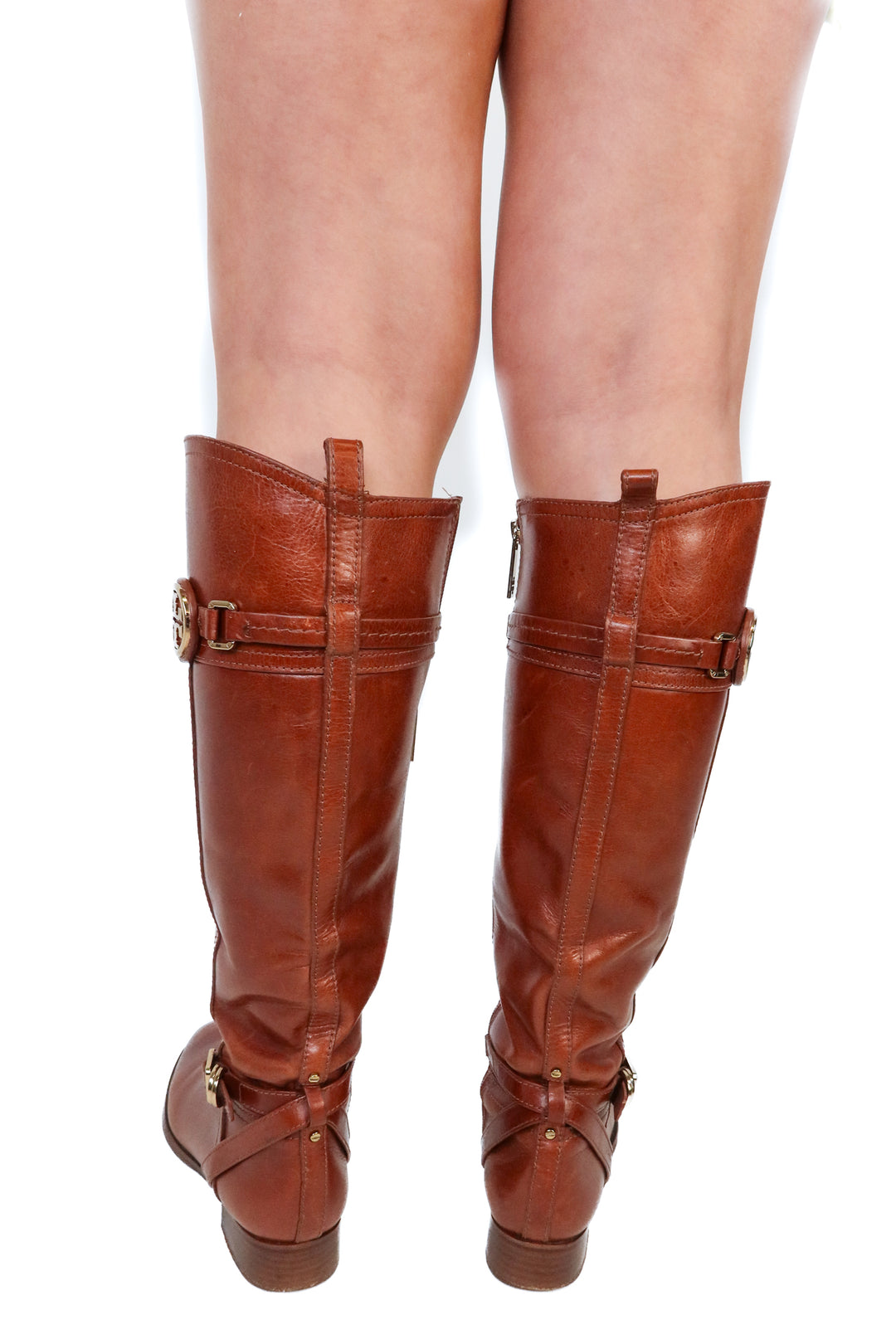 Tory Burch brown riding boots (6.5; retail $598)