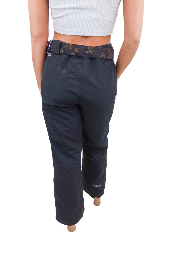 Obermeyer black snow pants (4; retail $229)