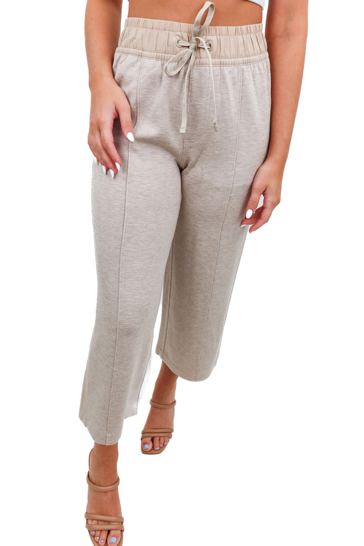 Travis Mathew cream jersey pant NWT (XS)