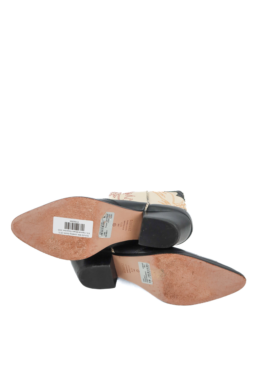 Schutz star cowboy boots (8.5; retail $398)