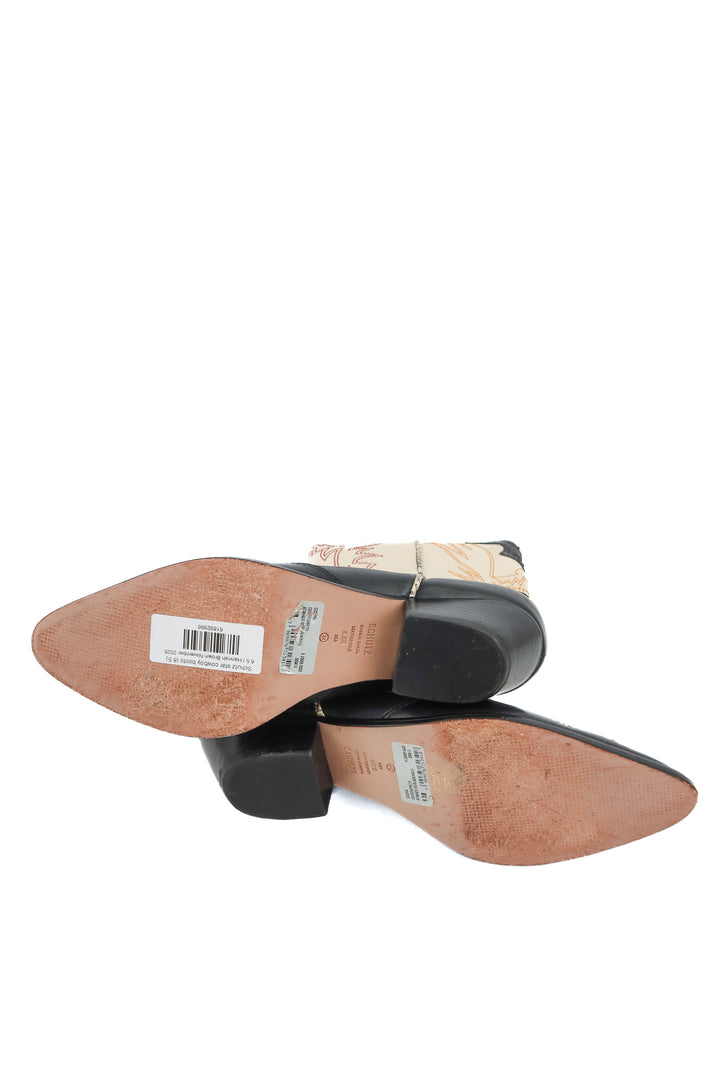 Schutz star cowboy boots (8.5; retail $398)