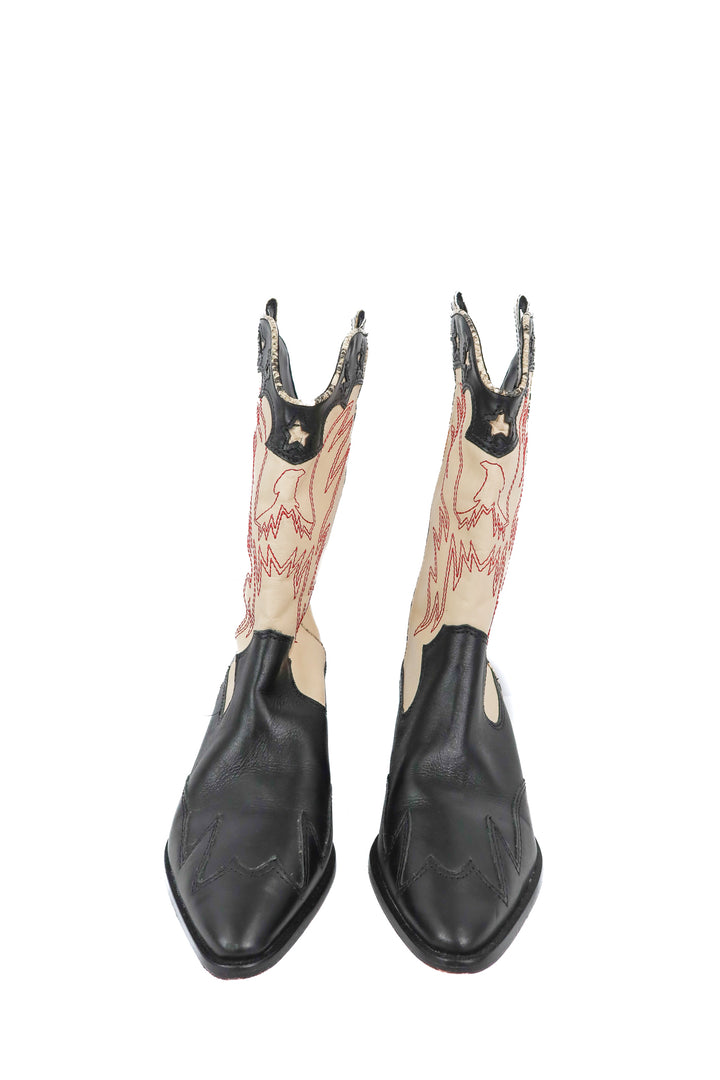 Schutz star cowboy boots (8.5; retail $398)