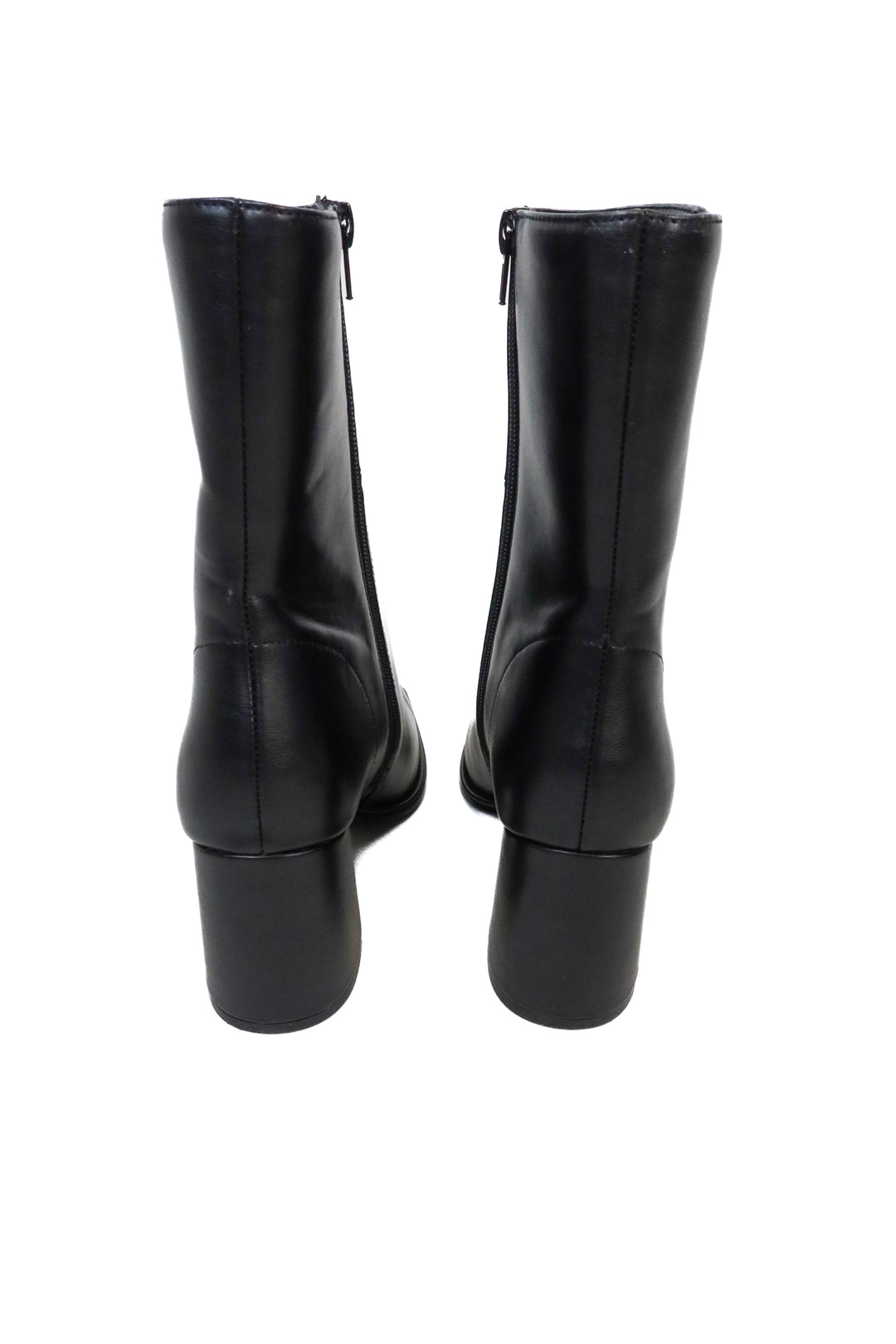 Madden girl black square toe booties NWOT (8.5)