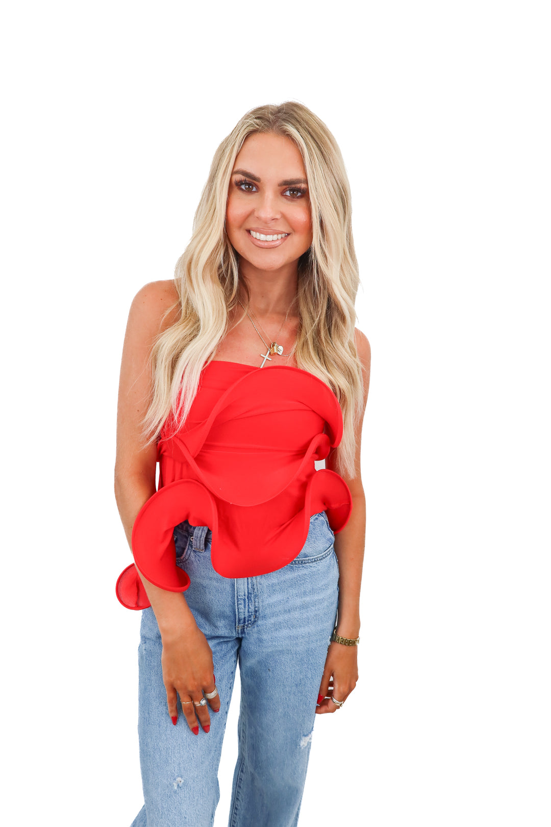 Sid Neigum red tub top NWT (XS)