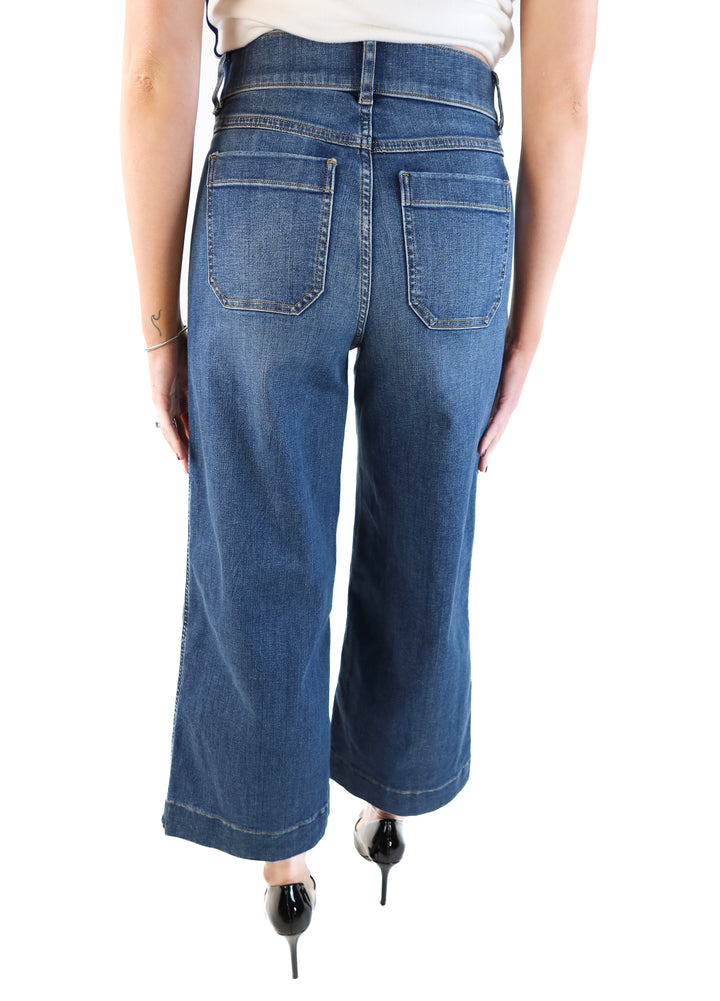 Spanx Wide Leg Jeans (S; retail $148)