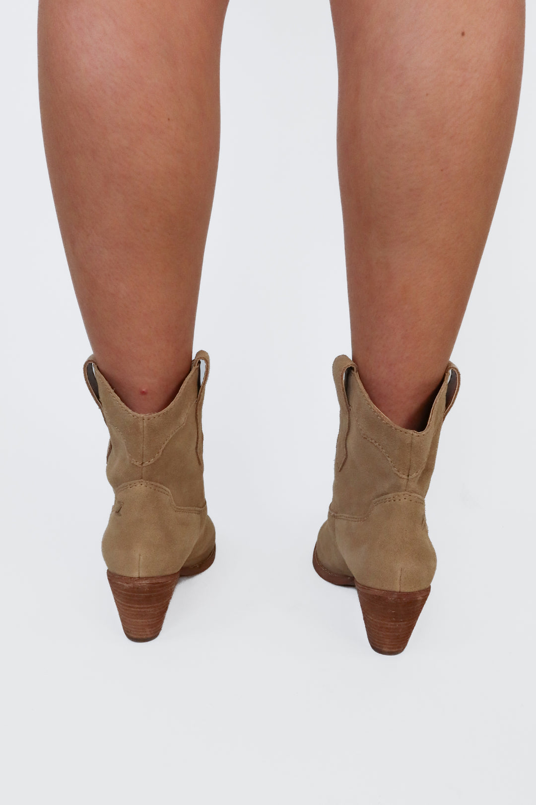 Zodiac Tan Suede Booties NWOT (7.5; retails for $120)