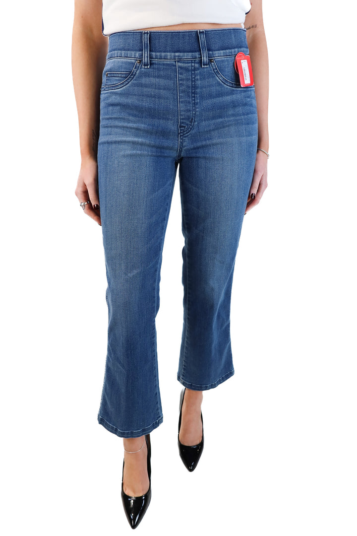 Spanx Denim Cropped Kick Flare Pant NWT (M; retails for $148)