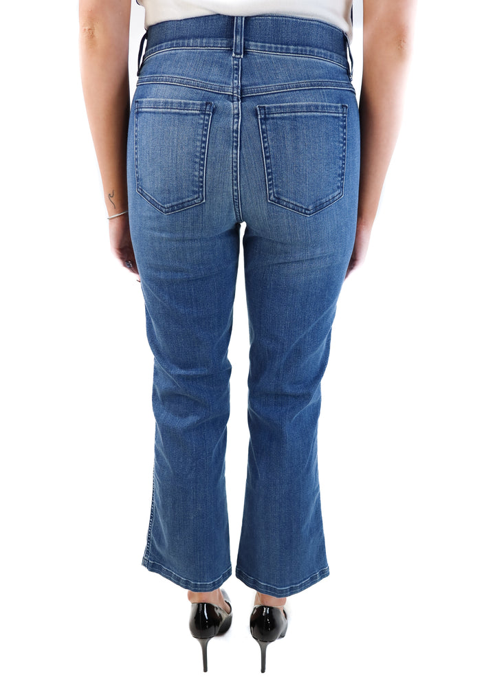 Spanx Denim Cropped Kick Flare Pant NWT (M; retails for $148)
