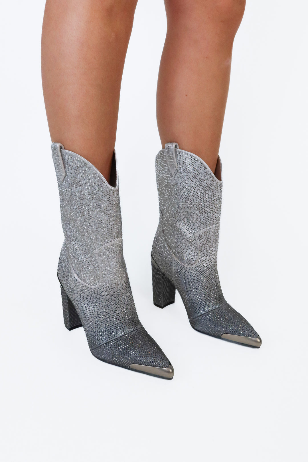 Daniel X diamond rhinestone boots NWOT (8/38; retail $395)