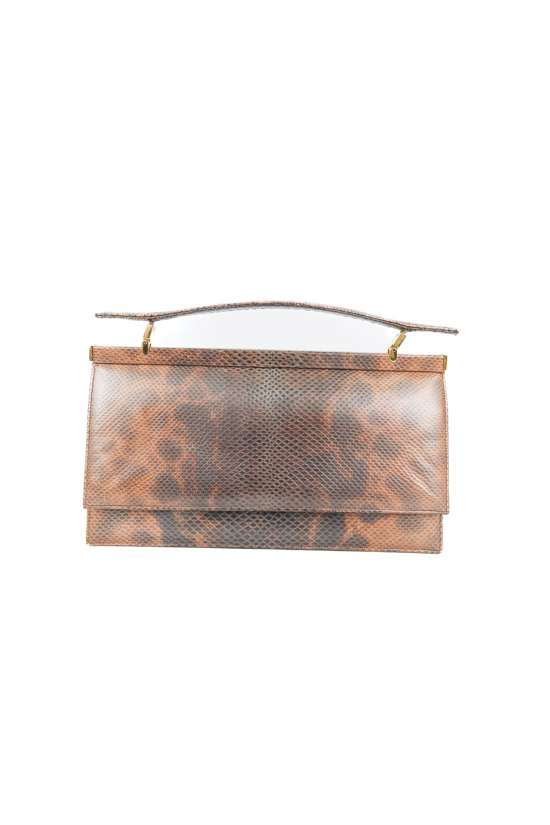 Judith Leiber snakeskin clutch