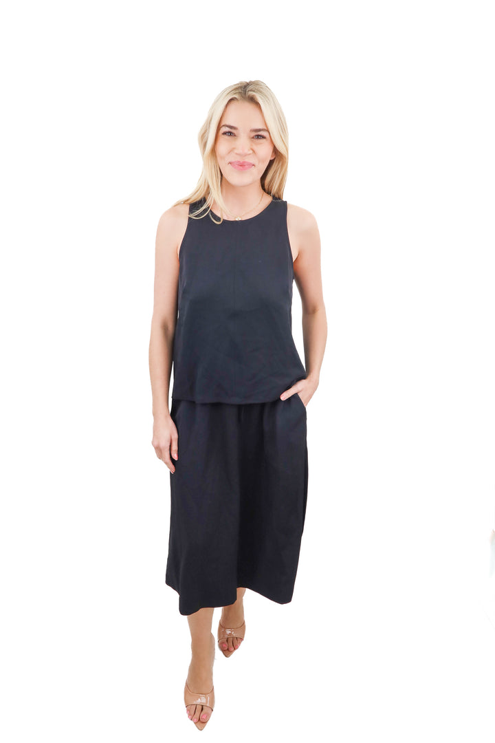 Spanx carryon tank and midi skirt 2pc set (S)