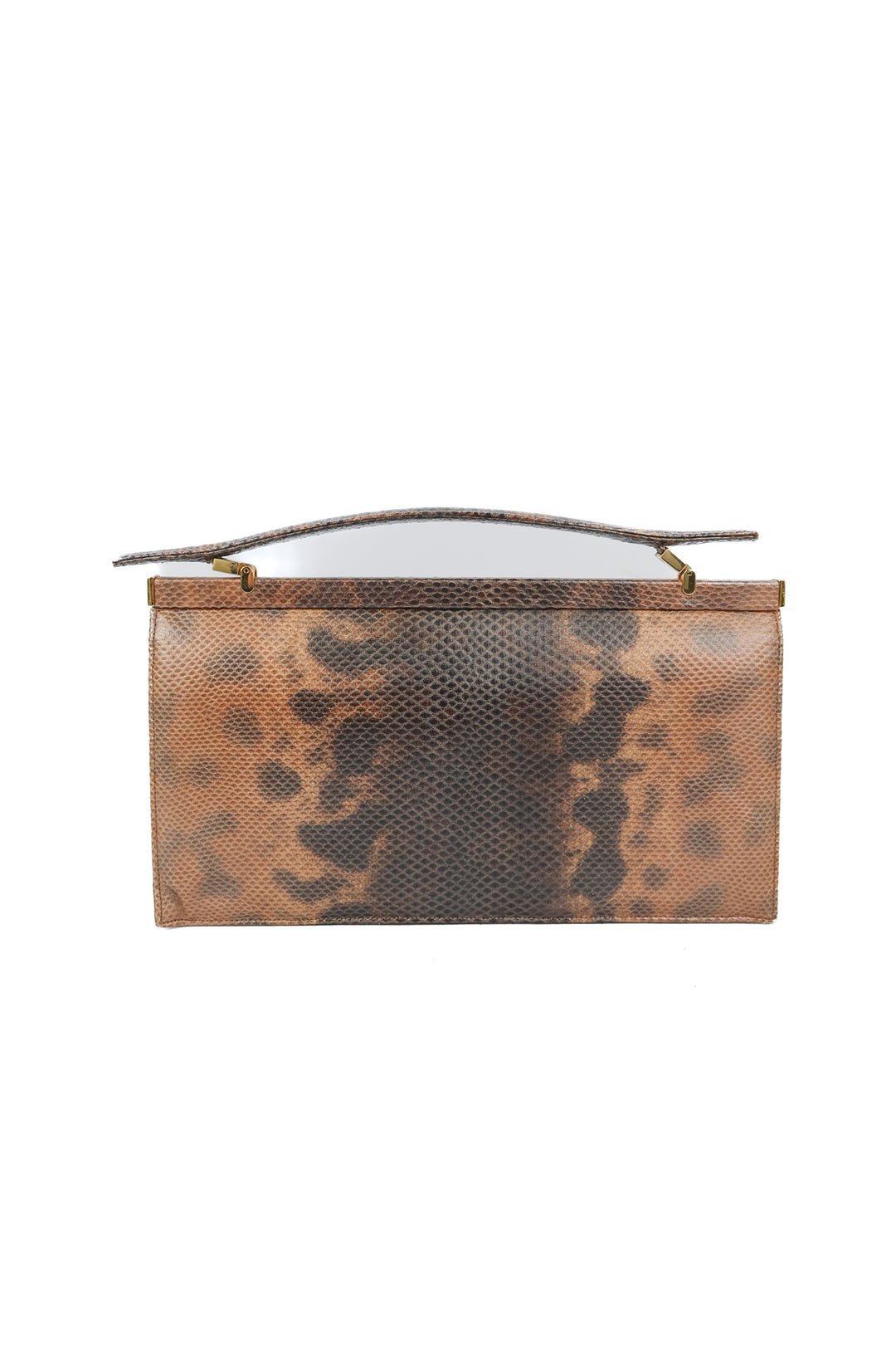 Judith Leiber snakeskin clutch