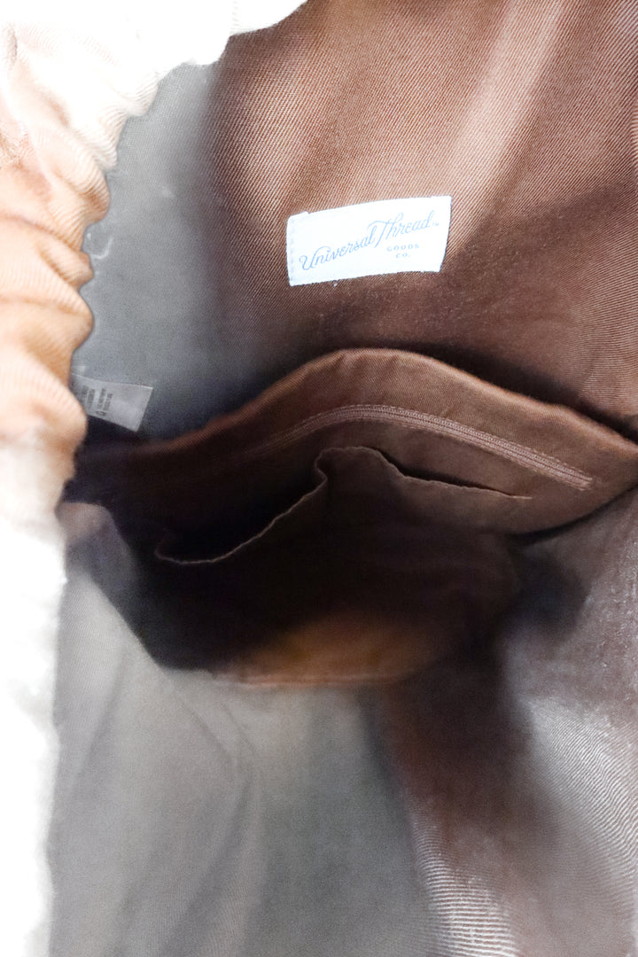 Universal Threads Cognac Faux Leather Backpack