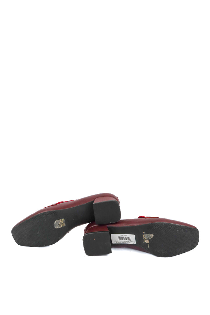 Donald pliner burgundy loafers (9)
