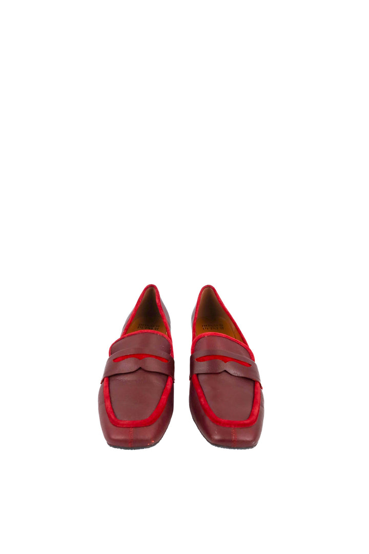 Donald pliner burgundy loafers (9)