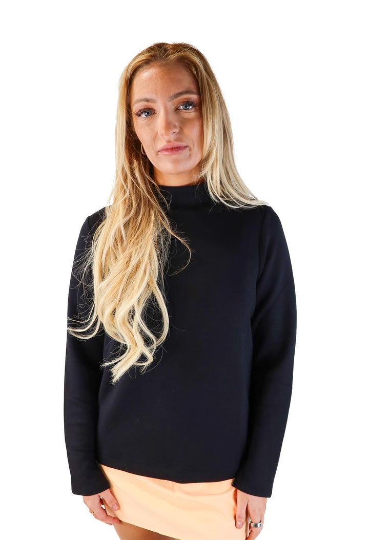 Spanx black crewneck sweatshirt NWT (M; retails for $98)