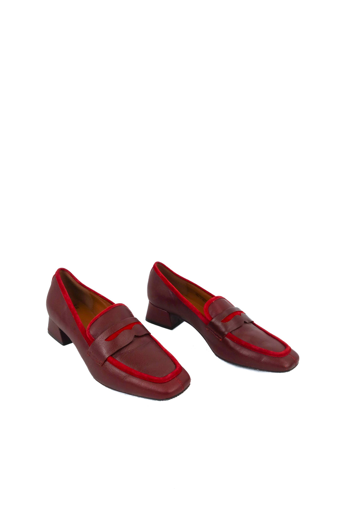 Donald pliner burgundy loafers (9)
