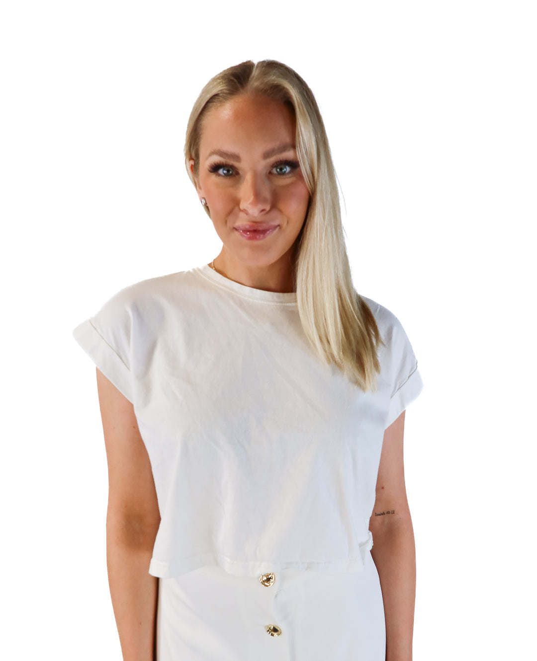 benaar white t shirt (S; retails for $110)