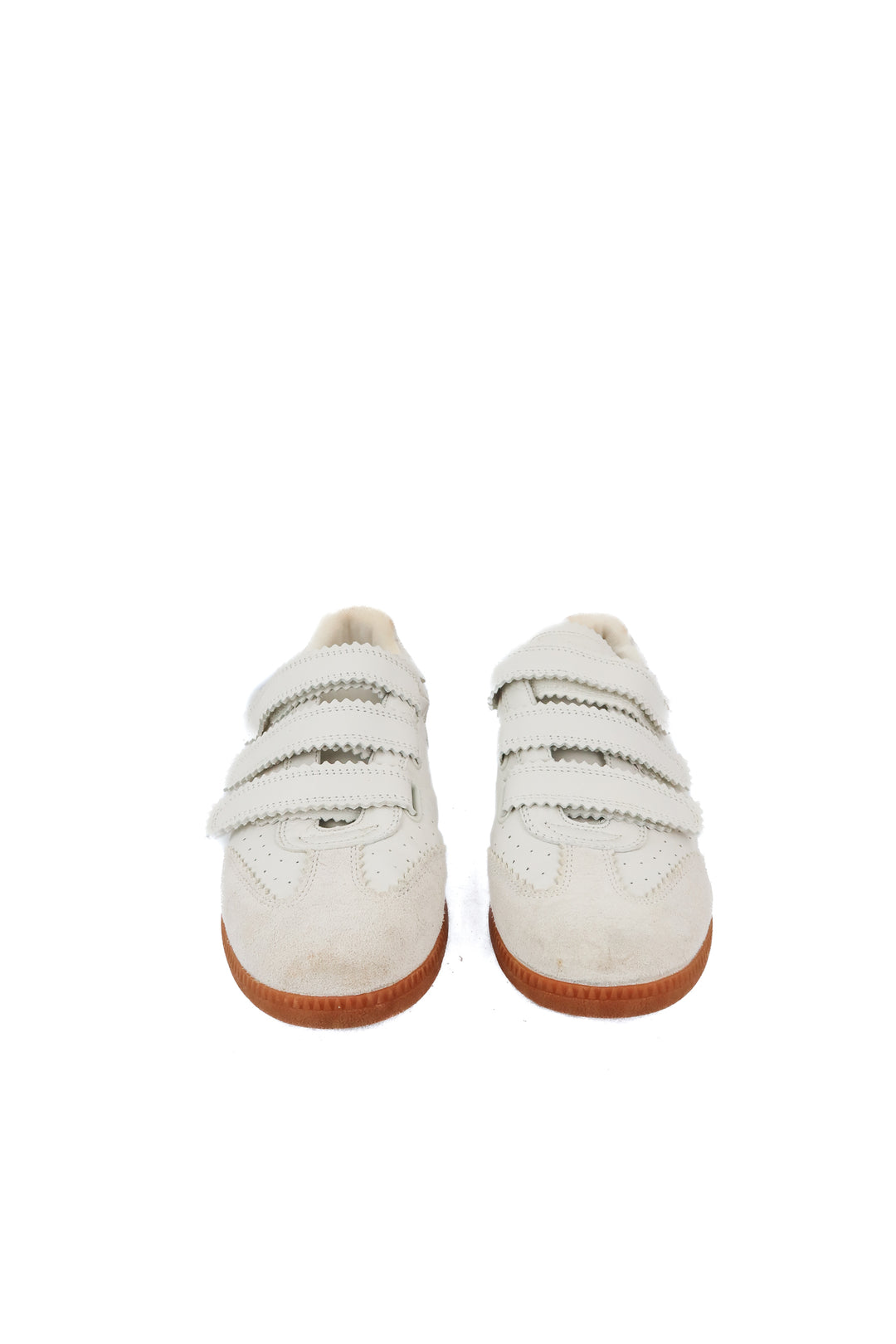 Silent D white velcro sneakers (41; retail $150)