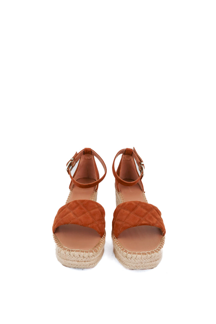 Nordstrom brown suede wedges (9.5)
