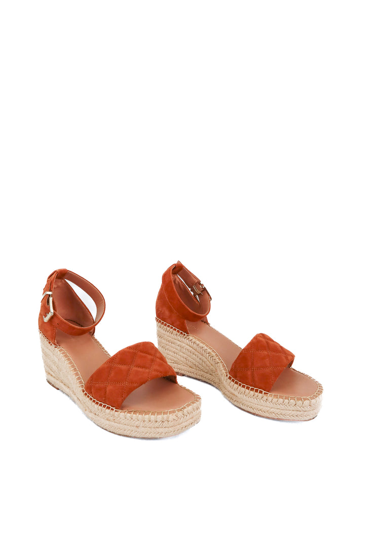 Nordstrom brown suede wedges (9.5)