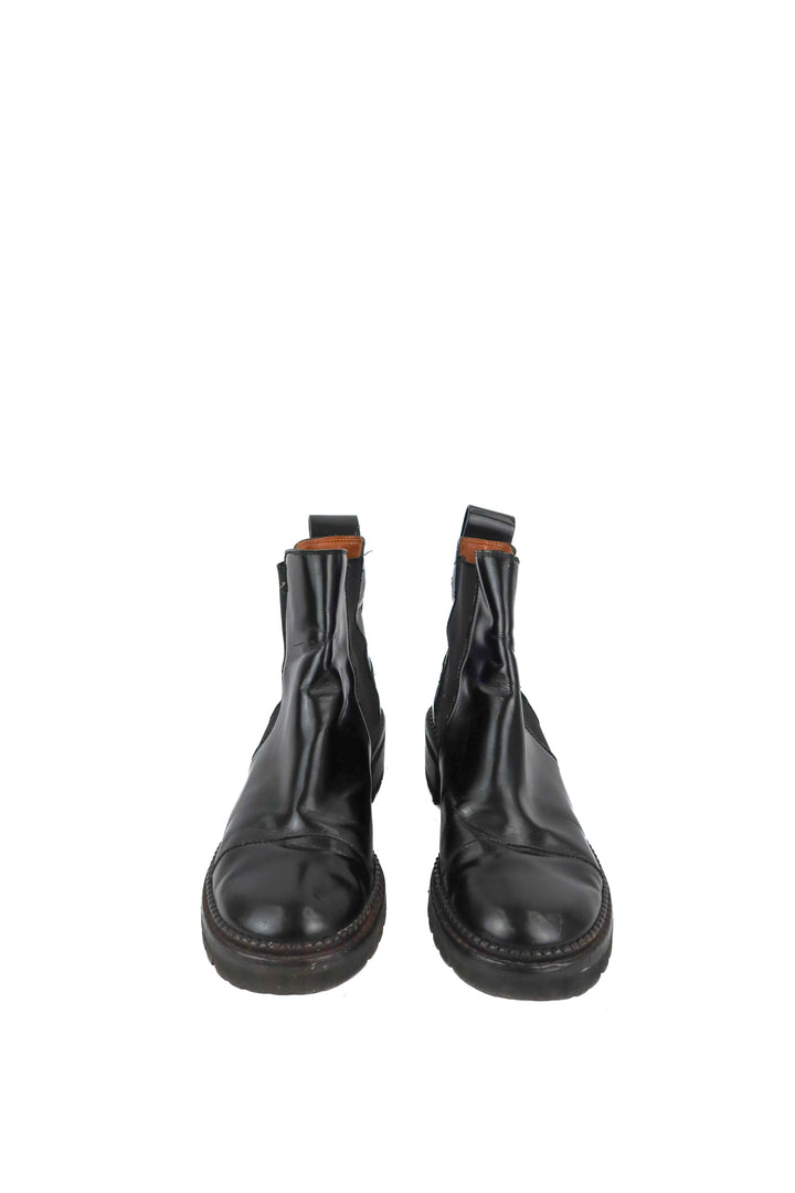 See by Chloe black combat boots (39)